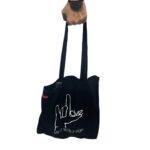 BLACK ASL LOVE TOTEBAG - Image 2